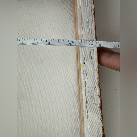 R.H. Bourain , Blue Delusion,  Abstract Acrylic Painting on Canvas Board - Picture 8 of 9